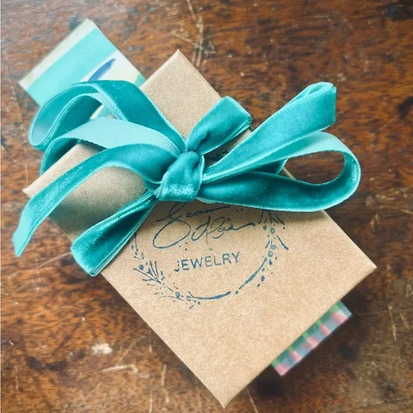 Stamped Sterling Silver Handmade Earrings - Picture 3 of 5